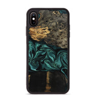 iPhone Xs Max Wood Phone Case - Jalisa (Green, 802376)