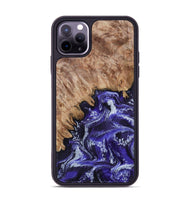 iPhone 11 Pro Max Wood Phone Case - Ocie (Purple, 802379)