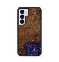Galaxy S25 Wood Phone Case - Simone (Purple, 802380)