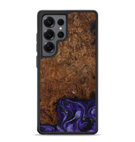Galaxy S25 Ultra Wood Phone Case - Simone (Purple, 802380)