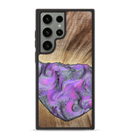 Galaxy S23 Ultra Wood Phone Case - Jailene (Purple, 802381)