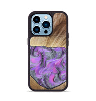 iPhone 14 Pro Wood Phone Case - Jailene (Purple, 802381)