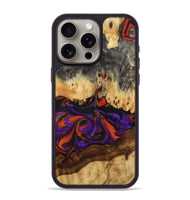 iPhone 15 Pro Max Wood Phone Case - Claud (Red, 802382)