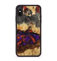 iPhone Xs Max Wood Phone Case - Claud (Red, 802382)