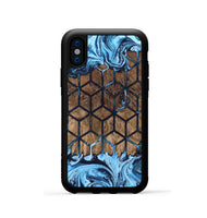 iPhone Xs Wood Phone Case - Earline (Pattern, 802424)