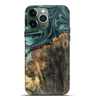 iPhone 13 Pro Max Wood Live Edge Phone Case - Dovie (Green, 802431)