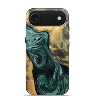 iPhone 17 Air Wood Live Edge Phone Case - Stacie (Green, 802436)