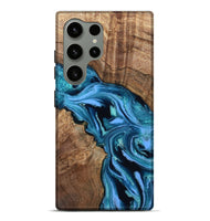 Galaxy S24 Ultra Wood Live Edge Phone Case - Spencer (Blue, 802437)
