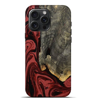 iPhone 16 Pro Max Wood Live Edge Phone Case - Bobbye (Red, 803028)
