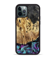 iPhone 12 Pro Max Wood Phone Case - Lillian (Purple, 803180)