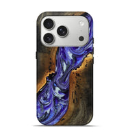 iPhone 17 Pro Wood Live Edge Phone Case - Albin (Purple, 803280)
