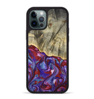 iPhone 12 Pro Max Wood Phone Case - Russ (Purple, 803443)