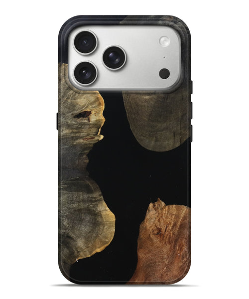 iPhone 17 Pro Max Wood Live Edge Phone Case - Maisy (Wood Burl, 803544)