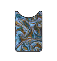 Alloy ResinArt Wallet - Tressie (Teal & Gold, 803796)