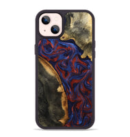 iPhone 14 Plus Wood Phone Case - Vihaan (Red, 803856)