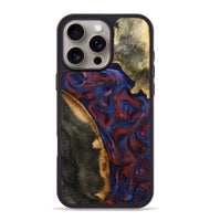 iPhone 16 Pro Max Wood Phone Case - Vihaan (Red, 803856)