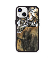 iPhone 13 Wood Phone Case - Sarahi (Black & White, 803973)