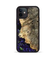 iPhone 12 Wood Phone Case - Earnest (Purple, 804596)