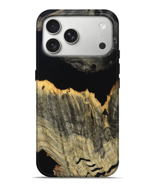 iPhone 17 Pro Max Wood Live Edge Phone Case - Lily (Wood Burl, 804704)