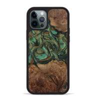 iPhone 12 Pro Max Wood Phone Case - Burton (Green, 804757)
