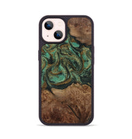iPhone 14 Wood Phone Case - Burton (Green, 804757)