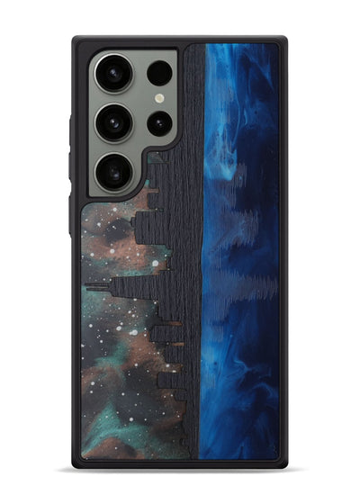 Galaxy S24 Ultra Wood Phone Case - Chicago Skyline (Terrain)