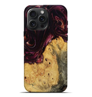 iPhone 16 Pro Max Wood Live Edge Phone Case - Alayah (Red, 804871)