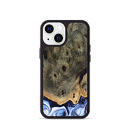 iPhone 13 mini Wood Phone Case - Saul (Blue, 804944)