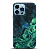 iPhone 14 Pro Max Wood Live Edge Phone Case - Oaklyn (Green, 805244)