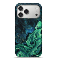 iPhone 17 Pro Max Wood Live Edge Phone Case - Oaklyn (Green, 805244)