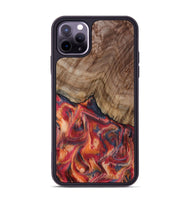 iPhone 11 Pro Max Wood Phone Case - Cason (Red, 805474)