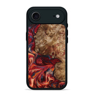 iPhone 17 Air Wood Phone Case - Eugene (Red, 805475)