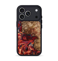 iPhone 17 Pro Wood Phone Case - Eugene (Red, 805475)