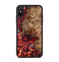 iPhone Xs Max Wood Phone Case - Eugene (Red, 805475)