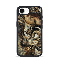 iPhone 16e Wood Phone Case - Jonnie (Black & White, 805478)
