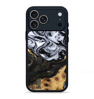 iPhone 17 Pro Max Wood Phone Case - Shelbi (Black & White, 805479)