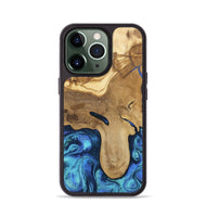 iPhone 13 Pro Wood Phone Case - Hadlee (Blue, 805480)