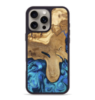 iPhone 16 Pro Max Wood Phone Case - Hadlee (Blue, 805480)