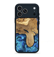 iPhone 17 Pro Max Wood Phone Case - Hadlee (Blue, 805480)