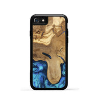 iPhone SE Wood Phone Case - Hadlee (Blue, 805480)