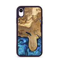 iPhone Xr Wood Phone Case - Hadlee (Blue, 805480)
