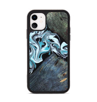 iPhone 11 Wood Phone Case - Osman (Blue, 805488)