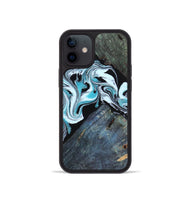 iPhone 12 mini Wood Phone Case - Osman (Blue, 805488)