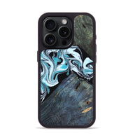 iPhone 15 Pro Wood Phone Case - Osman (Blue, 805488)