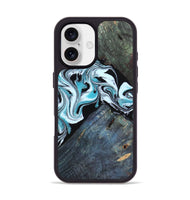 iPhone 17 Wood Phone Case - Osman (Blue, 805488)
