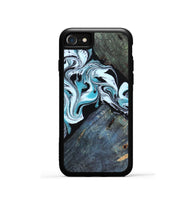 iPhone SE Wood Phone Case - Osman (Blue, 805488)