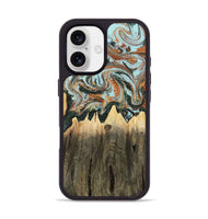 iPhone 17 Wood Phone Case - Paris (Green, 805489)