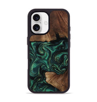 iPhone 17 Wood Phone Case - Therese (Green, 805491)