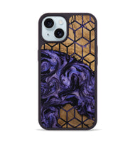 iPhone 15 Wood Phone Case - Aliana (Pattern, 805499)