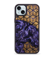 iPhone 15 Plus Wood Phone Case - Aliana (Pattern, 805499)